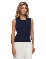 Топ трикотажный Темно-синий