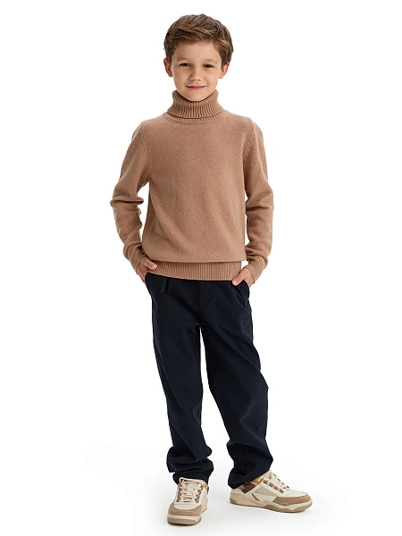 Свитер Merino Base детский для мальчиков-подростков, цвет бежевый, фото 5