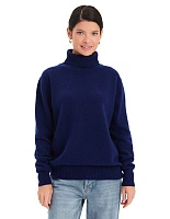 Свитер Merino Base из шерсти Темно-синий