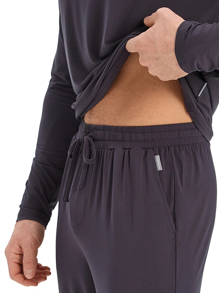 Брюки мужские серии Bamboo, цвет темно-серый, фото 4