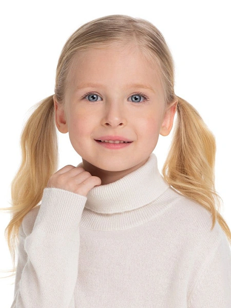 Свитер Cashmere детский с высоким воротом, фото 5