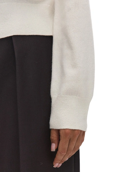 Кардиган на пуговицах, цвет молочный, фото 4