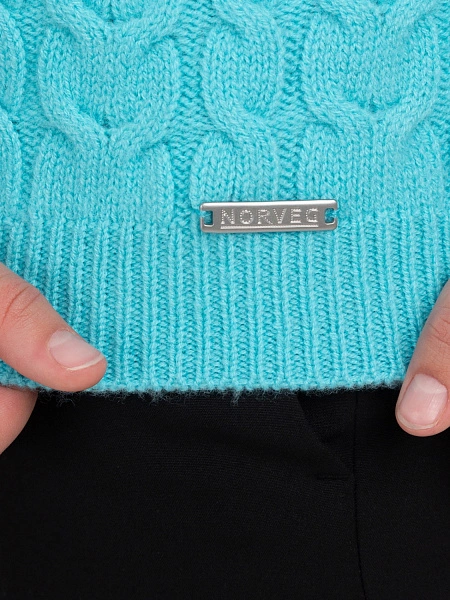Кофта на молнии Super Fine Merino Wool для девочек, фото 6