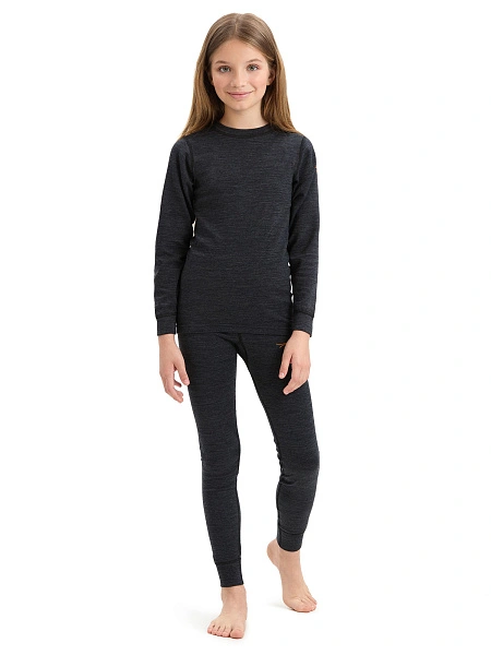 Термофутболка для девочек - подростков серии ACTIVE KIDS, цвет антрацит, фото 5