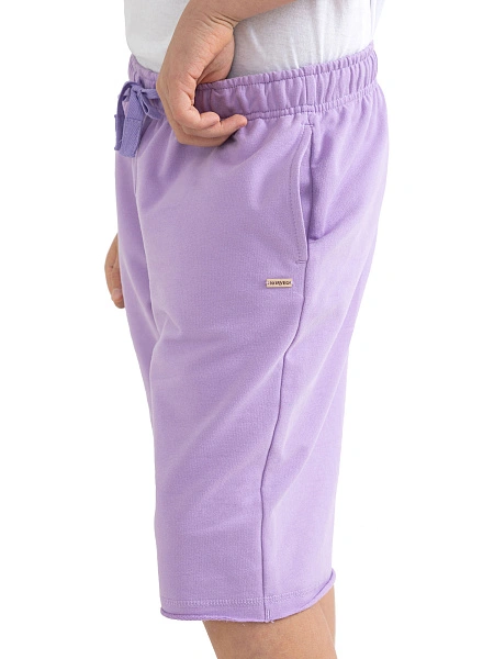 Шорты детские для мальчика Cotton, цвет лаванда, фото 4