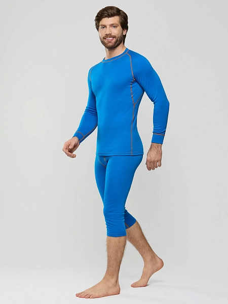 Комплект термобелья мужской серии SPORT WOOL, цвет ультрамарин, фото 3