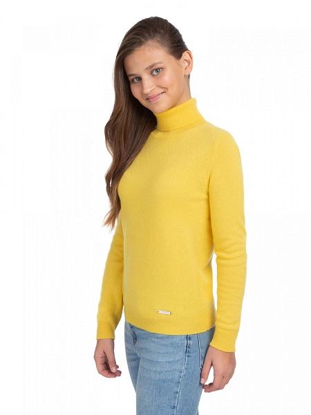 Свитер Cashmere подростковый с высоким воротом, фото 3