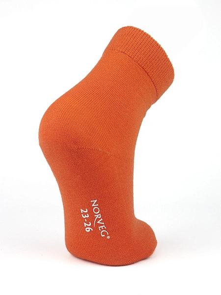 Термоноски детские шерстяные серии MERINO WOOL, цвет оранжевый, фото 3