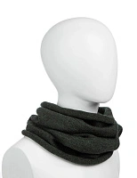 Теплый снуд из шерсти мериносов Темно-болотный