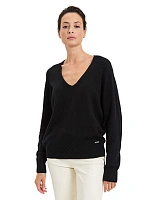Джемпер Cashmere&Merino blend V-вырез Черный