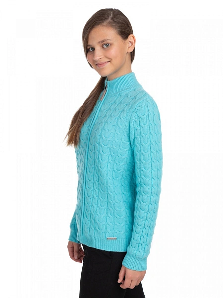 Кофта на молнии Super Fine Merino Wool для девочек, фото 3