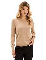 CashTouch Джемпер женский с круглым воротом Бежевый