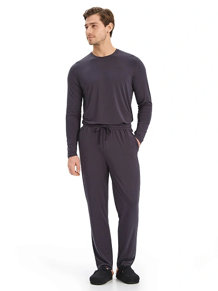 Брюки мужские серии Bamboo, цвет темно-серый, фото 1