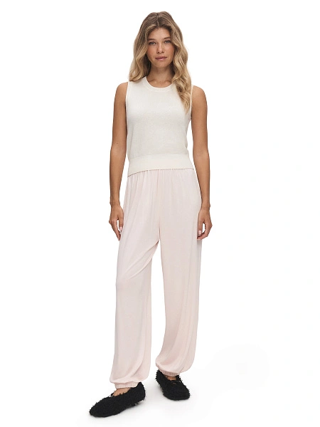 Топ трикотажный, цвет молочный, фото 5