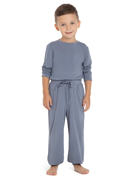 Брюки серии Bamboo для мальчика, цвет серый, фото 1