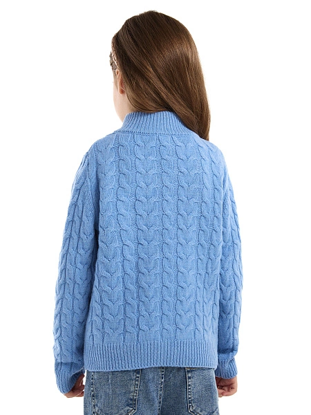 Кофта на молнии Super Fine Merino Wool для девочек, фото 2