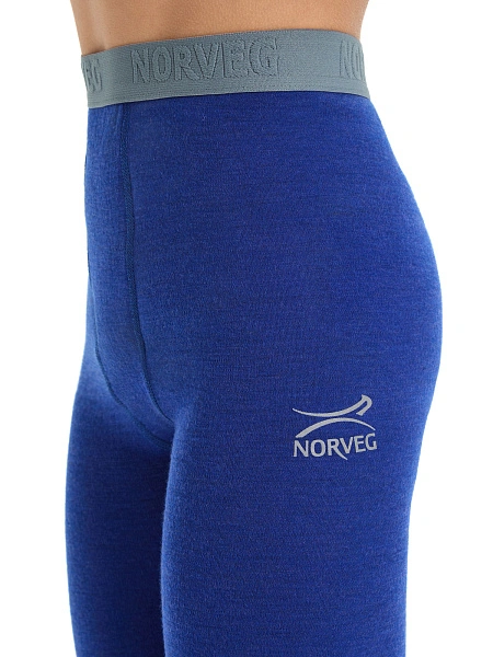 Термобелье кальсоны для мальчиков-подростков серии SOFT. Знак Woolmark, цвет синий, фото 3