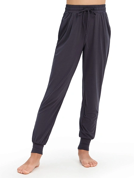 Джоггеры Bamboo для девочки, цвет темно-серый, фото 1