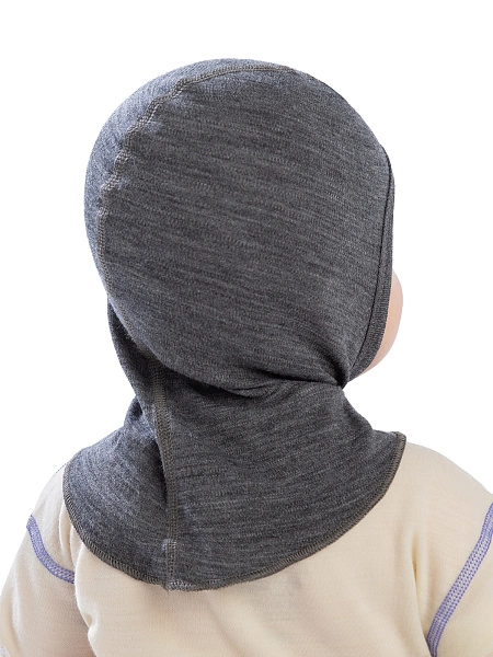 Шапка-шлем детский серии SOFT, цвет серый, фото 5