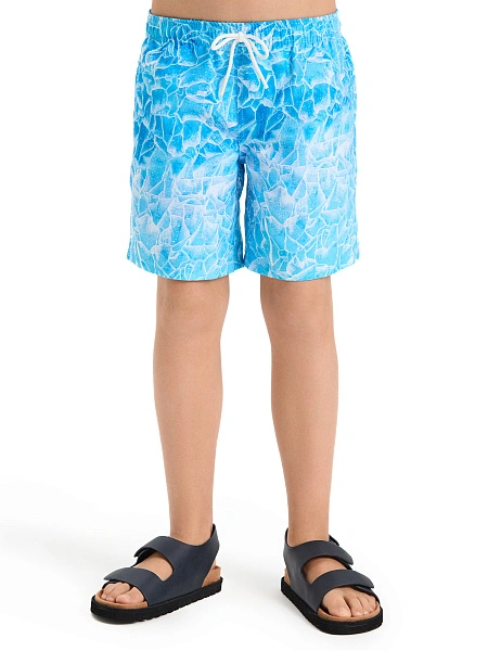 Шорты Swimwear для мальчика-подростка, цвет голубой, фото 2