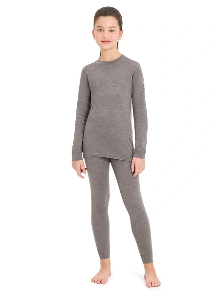 SOFT Комплект термобелья для девочек-подростков, цвет серо-бежевый, фото 1
