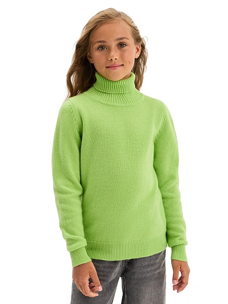 Свитер Merino Base детский для девочек, цвет светло-зеленый, фото 1