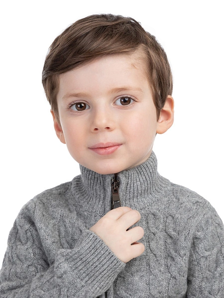 Кофта на молнии Super Fine Merino Wool, фото 5