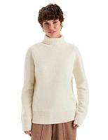 Свитер из пуха ангорского кролика Белый