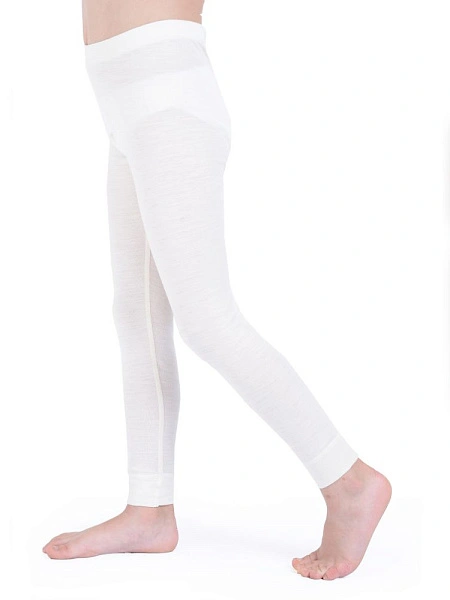 Термолеггинсы детские для девочек серии SOFT, цвет молочный, фото 2