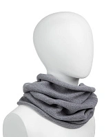 Теплый снуд из шерсти мериносов Серый