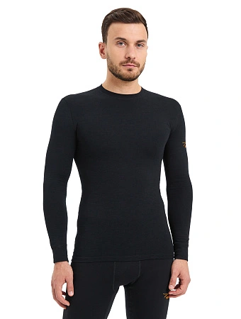 Термофутболка мужская (свитшот) для охоты и рыбалки серии HUNTER. Размер XL-XXXL, цвет черный, фото 1