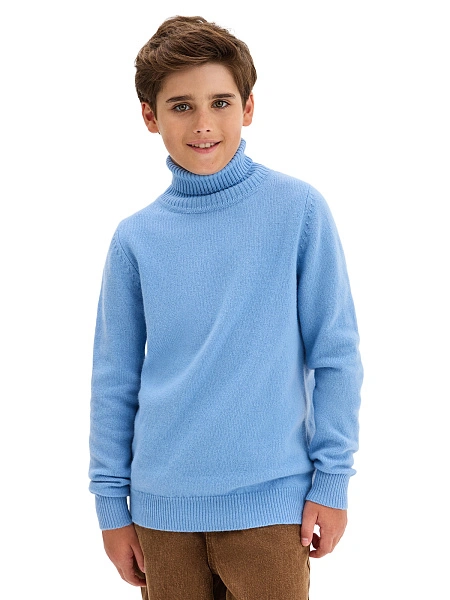 Свитер Merino Base детский для мальчиков, цвет голубой, фото 1