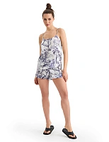 Шорты женские серии SILK Принт светлый Toile de Jouy