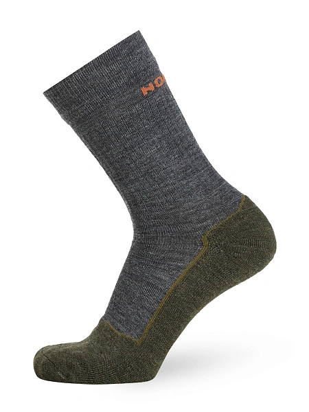 Термоноски мужские для охоты и рыбалки серии HUNTER, цвет серо-зеленый, фото 1