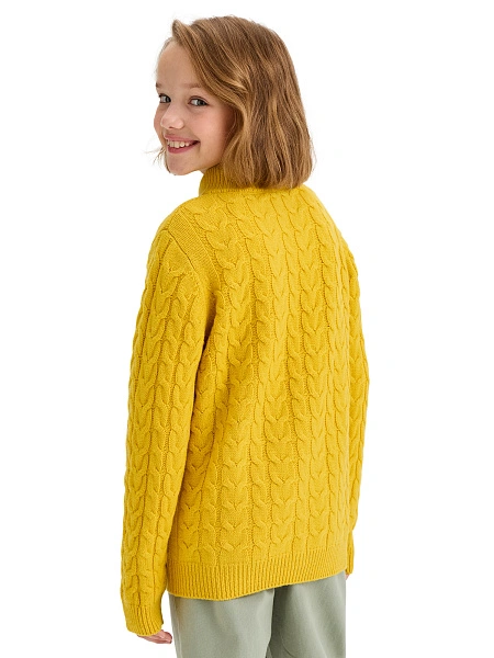 Кофта на молнии Super Fine Merino Wool для девочек, фото 2