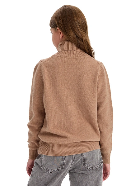 Свитер Merino Base детский для девочек-подростков, цвет бежевый, фото 2