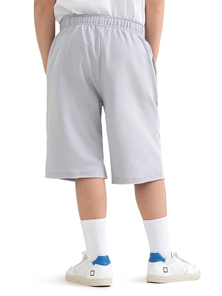 Шорты детские для мальчика Cotton, цвет светло-серый, фото 4