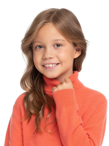 Свитер Cashmere детский с высоким воротом, фото 5