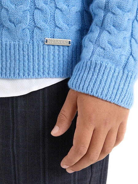 Кофта на молнии Super Fine Merino Wool для мальчиков, фото 5