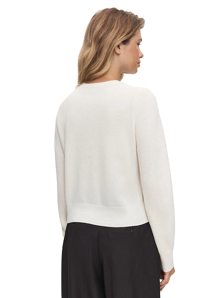 Кардиган на пуговицах, цвет молочный, фото 2