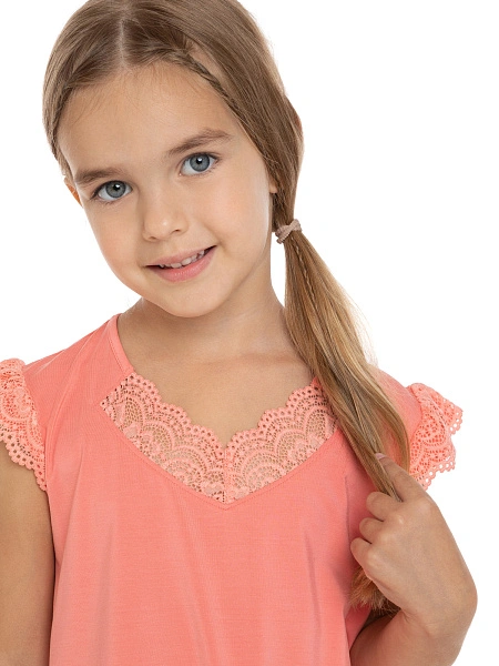 Топ серии Bamboo для девочки-подростка, цвет коралловый, фото 3