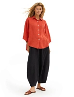 Брюки женские "baggy" серии LINEN Черный