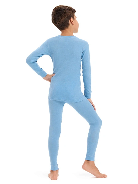 SOFT Комплект термобелья для мальчиков, цвет голубой пепельный, фото 2