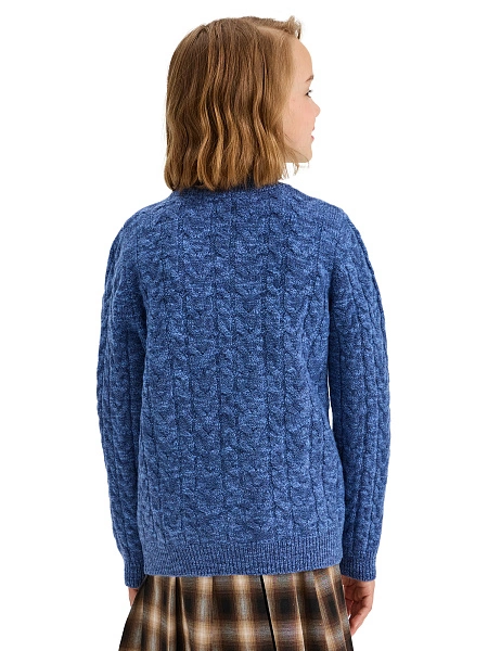 Кофта на молнии Super Fine Merino Wool для девочек, фото 2