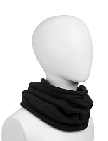 Теплый снуд из шерсти мериносов Черный