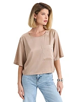 Топ женский серии SILK Бежевый