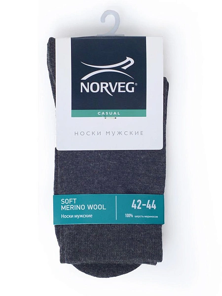 Термоноски мужские серии SOFT MERINO WOOL, цвет антрацит, фото 5