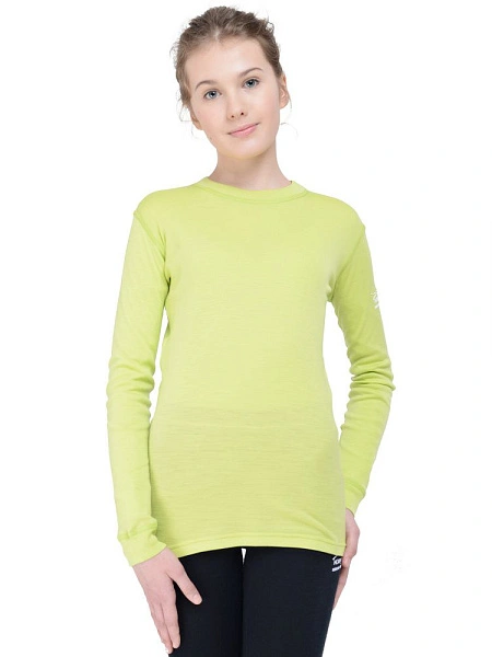 Термофутболка для девочек - подростков серии SOFT TEENS, цвет лайм, фото 1