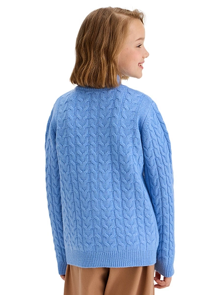 Кофта на молнии Super Fine Merino Wool для девочек, фото 2