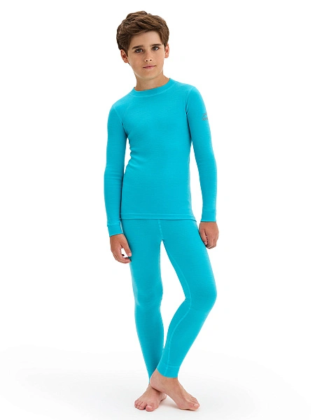 SOFT Комплект термобелья для мальчиков, цвет бирюзовый, фото 1